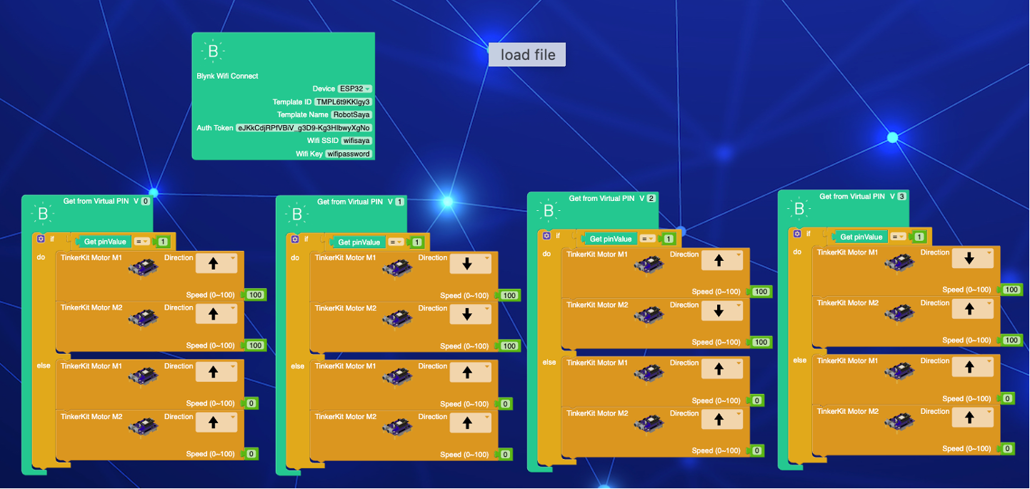 TinkerKit Block Programming